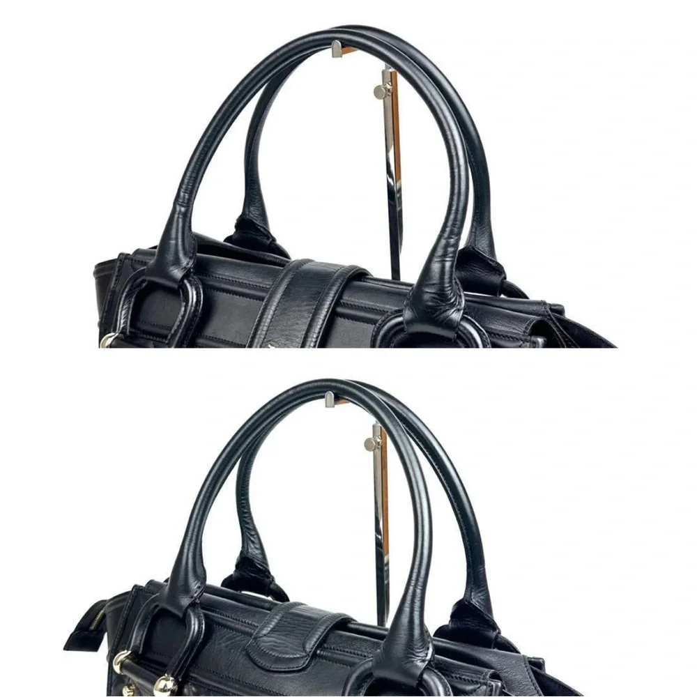 Burberry Black Quilted Satchel - Picture 10 of 11